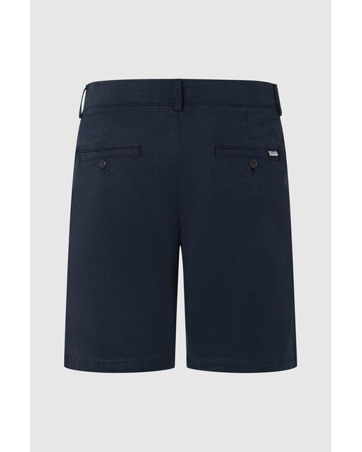 Pepe Jeans Blue Cargo Performance Shorts for men