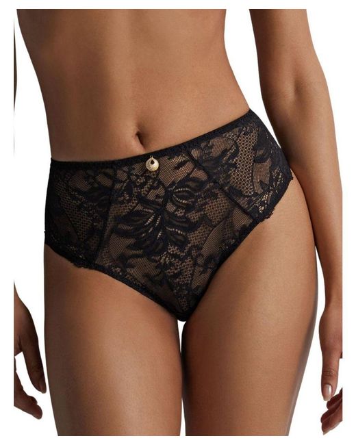 Aubade Black Pleasure High Waisted Brief