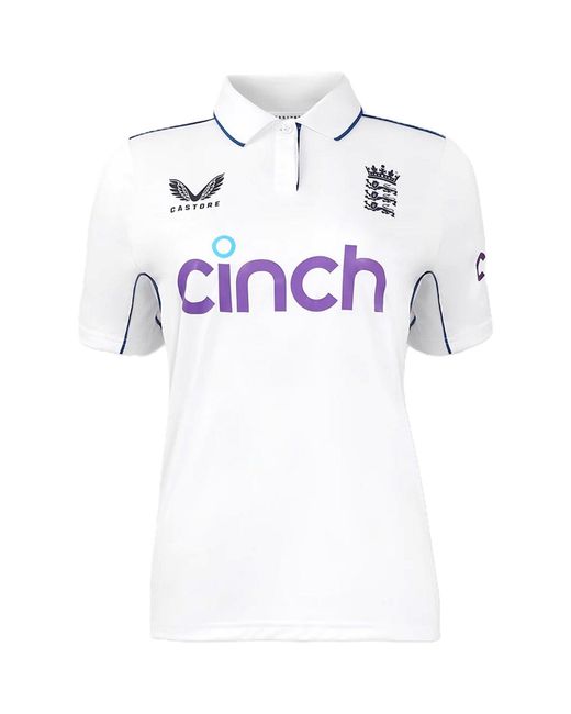 Castore White Ecbt20Lsjrsy Ld99