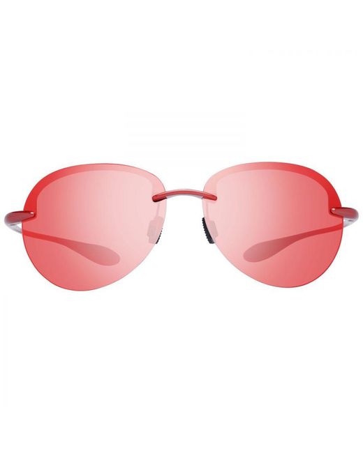 Police Pink Mirrored Oval Sunglasses for men