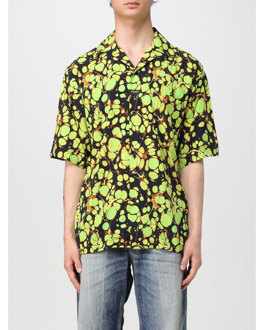 Martine Rose Gedrukt Shirt Relaxed Fit Casual in het Green voor heren