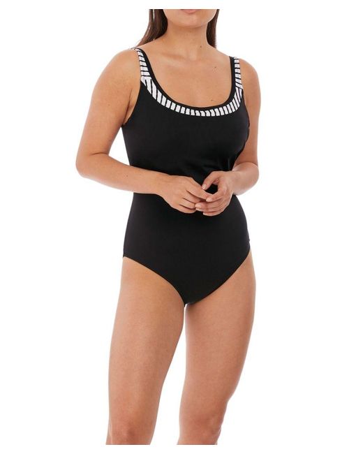 Fantasie Black San Remo Scoop Back Swimsuit
