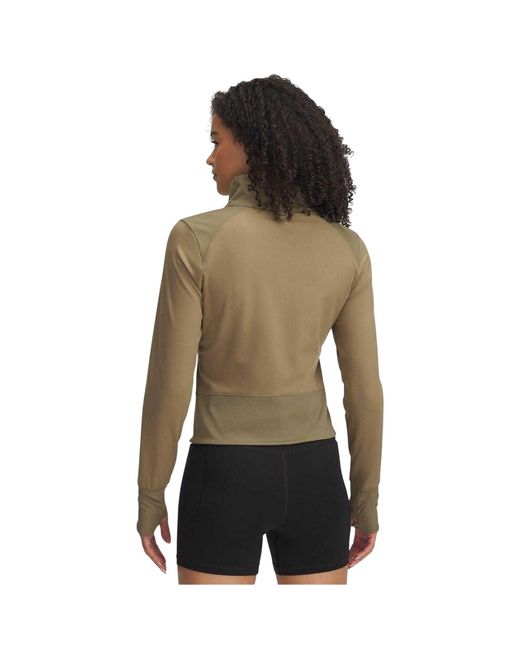 Under Armour Green Ladies Meridian Athletic Long-Sleeved Workout Jacket