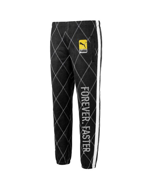 PUMA Blue X A$Ap Rocky Distressed Track Pants for men