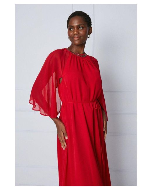 Wallis cape dress top