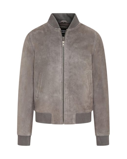 Infinity Leather Black Goat Suede Ma-1 Bomber Jacket-North for men