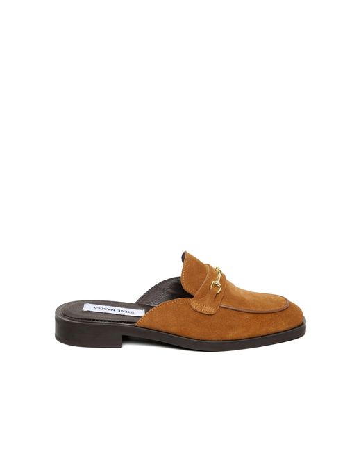 Steve Madden Brown Suede Nada 935 Mules