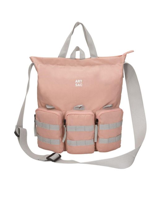 Art-sac Pink Vinsent Triple Tote Bag