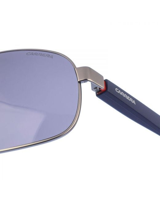 Carrera Blue Rectangular Metal Sunglasses 8003 for men