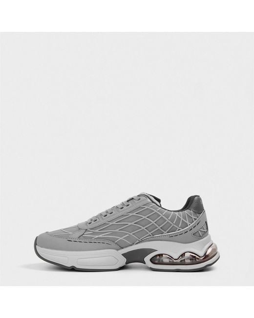 Mallet Gray Neptune Chunky Sole Trainers for men