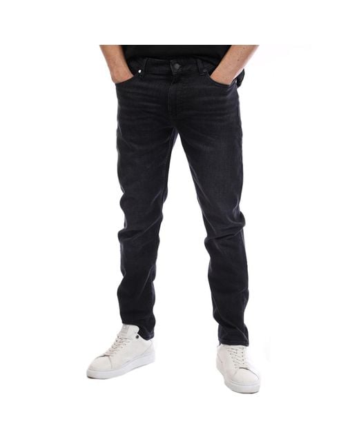 Boss Black Delaware Slim Fit Five Pocket Jeans for men