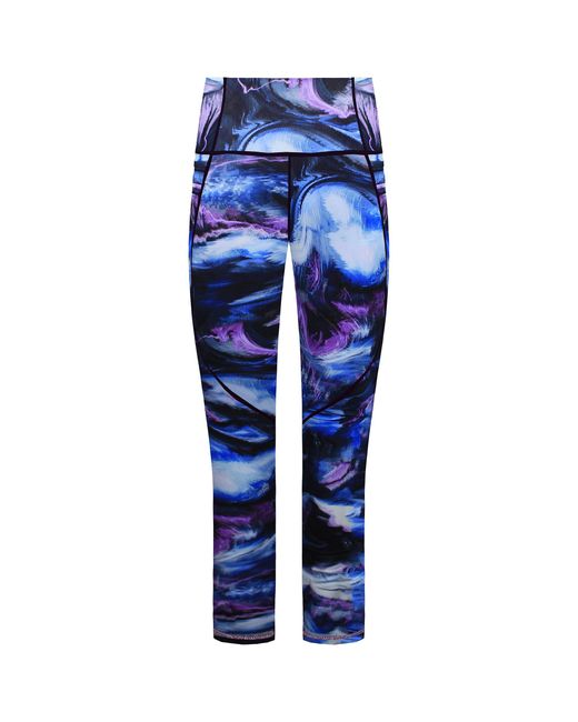 Sweaty Betty Blue Power Pro Workout Print Leggings Polyamide
