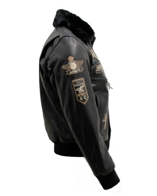 Infinity Leather Gray Cow Hide Detachable Collar Flight Bomber Jacket for men