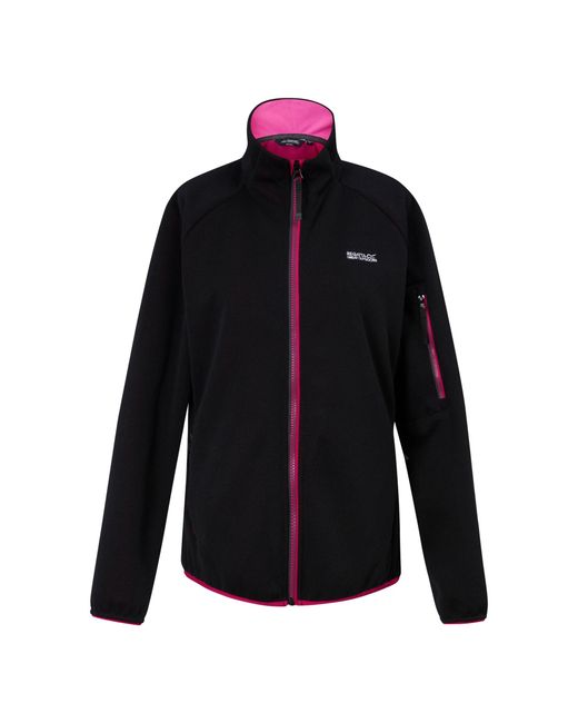 Regatta Black Ladies Ravenhill Full Zip Fleece Top Potion)