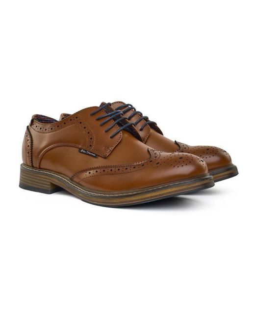 Ben Sherman Brown Triumph Shoes for men