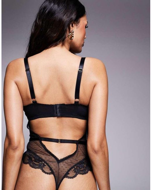ASOS Black Fuller Bust Lola Lace Underwired Body