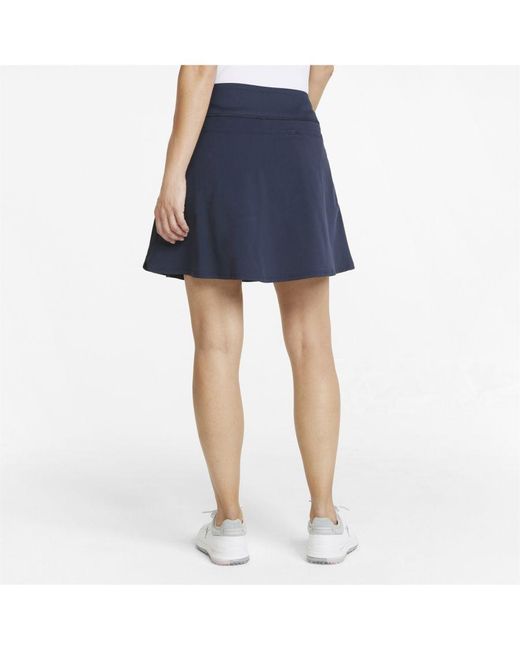 PUMA Blue Pwrshape Solid Golf Skirt