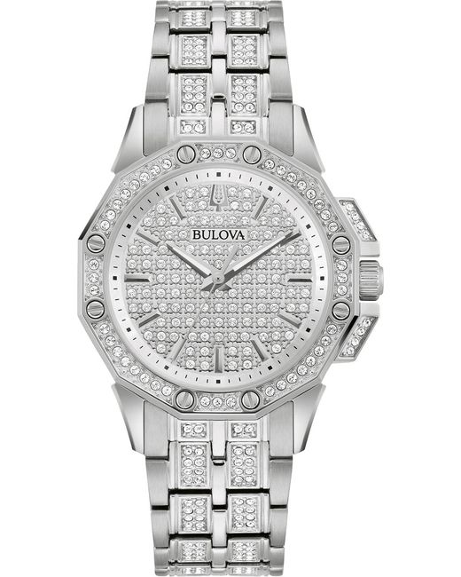 Bulova Gray Octava Watch 96L305 Stainless Steel