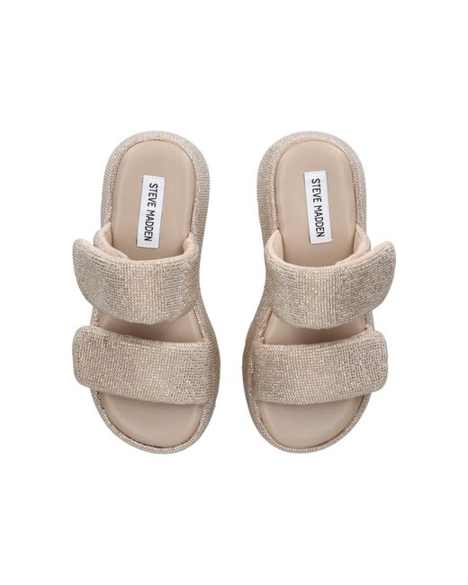 Steve Madden White Tokiyo Sandals