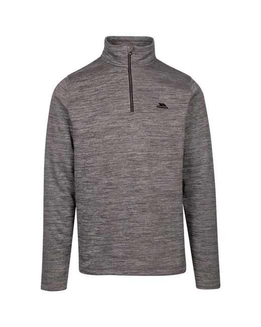 Trespass Gray Frimley Marl At200 Fleece Jacket for men