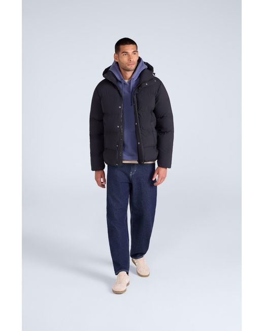 Mountain Warehouse Blue 'Nimbus' Padded Jacket Water Resistant Breathable Coat for men