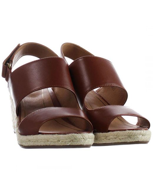 Vionic Brown Brooke Wedges Leather