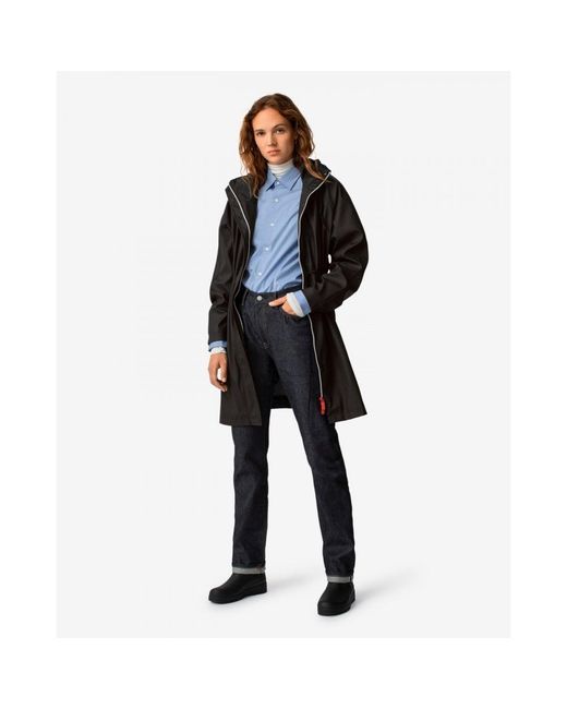Hunter Black Rain Parka