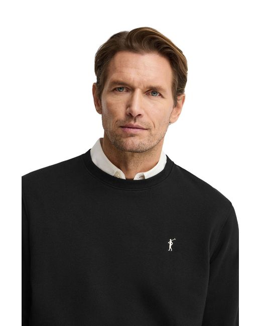 POLO CLUB Black Crew Neck Relaxed Fit Sweatshirt Sweatshirt27 for men