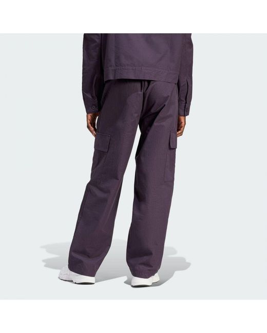 Adidas Originals Purple Premium Essentials Ripstop Pants