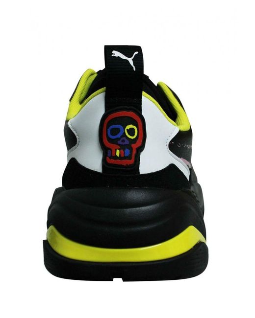 PUMA Black Thunder X Bradley Theodore Leather Lace Up Trainers 369394 01 for men