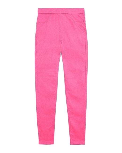 Secret Label Pink Cotton Rich Jeggings