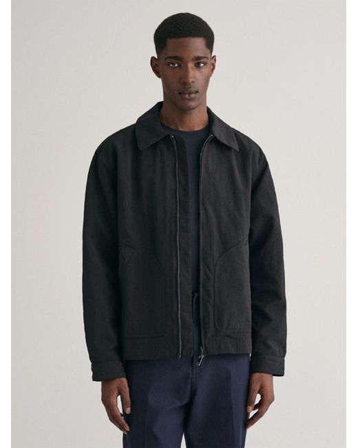 Gant Black Bony Nylon Jacket for men