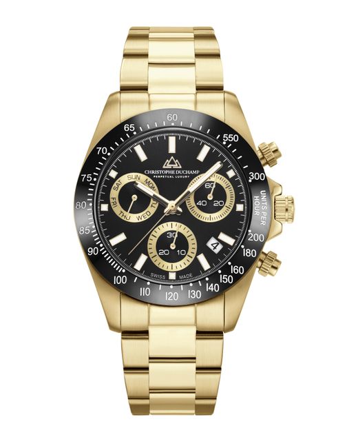 Christophe Duchamp Metallic Grand Mont Ceramic Watch 42Mm for men