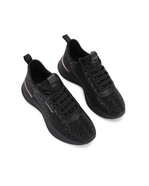 Carvela Kurt Geiger Black Trainer Swift Jewel