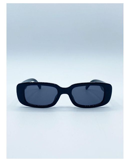 SVNX Blue Oval Sunglasses
