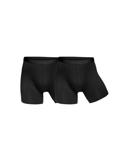 Panos Emporio Black Eco Vero Boxer 2 Pack for men