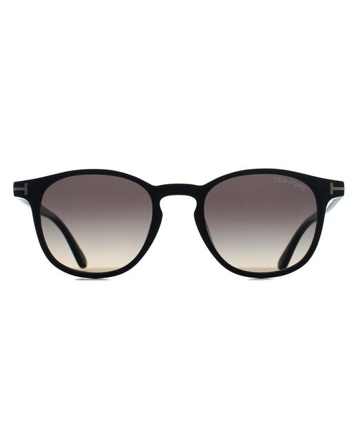 Tom Ford Brown Round Shiny Gradient Light Mirror Holt-02 Ft1302 for men