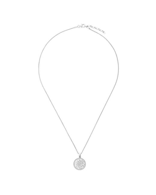 Orphelia Metallic 925 Sterling Chain With Pendant
