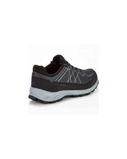 Regatta Black Samaris Lite Walking Shoes /Dark Steel) for men
