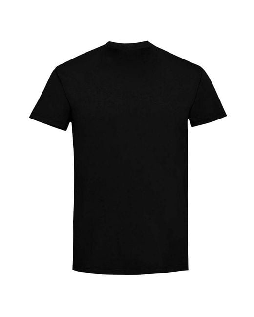 Sol's Black Imperial V Neck T-Shirt (Deep) for men