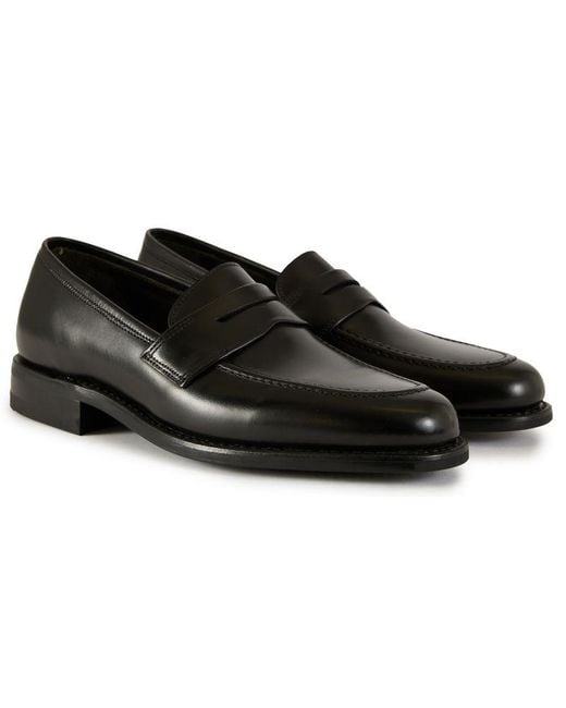 Loake Black Cleveland Shoes for men