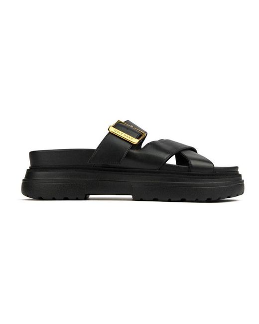 Black cole haan sandals 2025