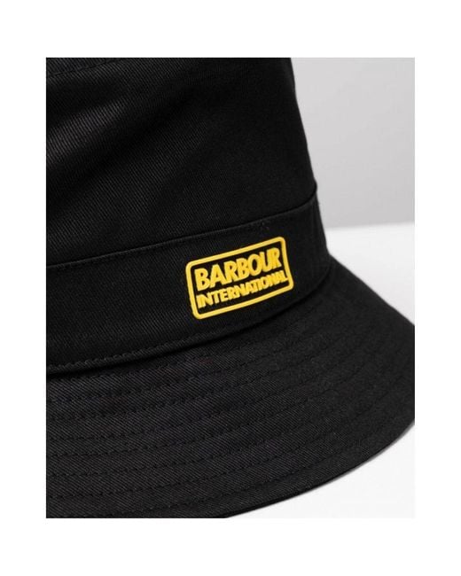 Barbour Black International Nort Dr Sport Hat