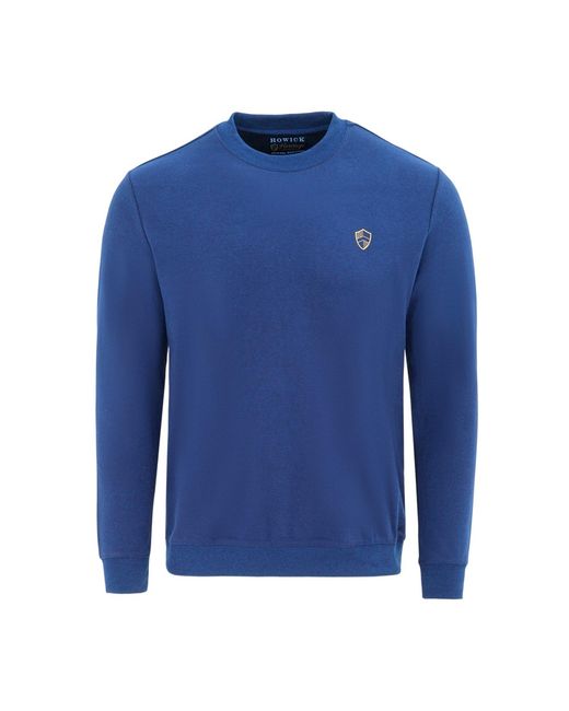 Howick Logo Sweatshirt in het Blue voor heren