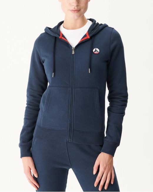 J.O.T.T Blue Oaxaca Zip Up Hoodie
