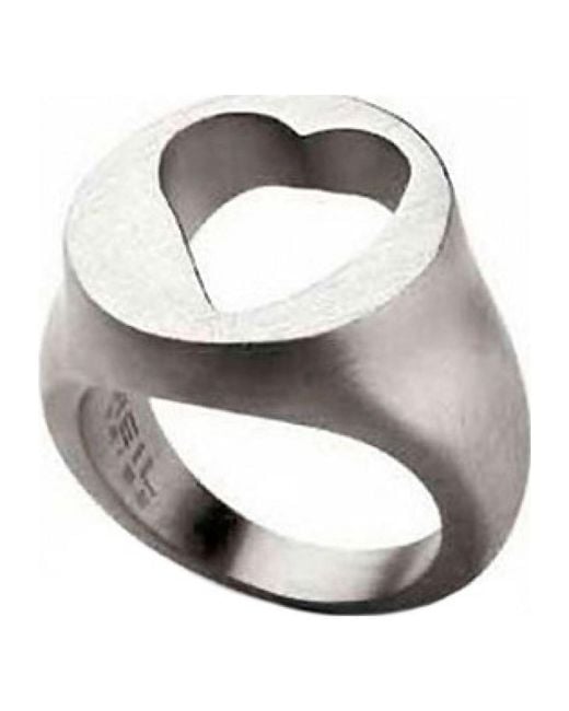 Breil Gray Tj0632 Ladies Ring