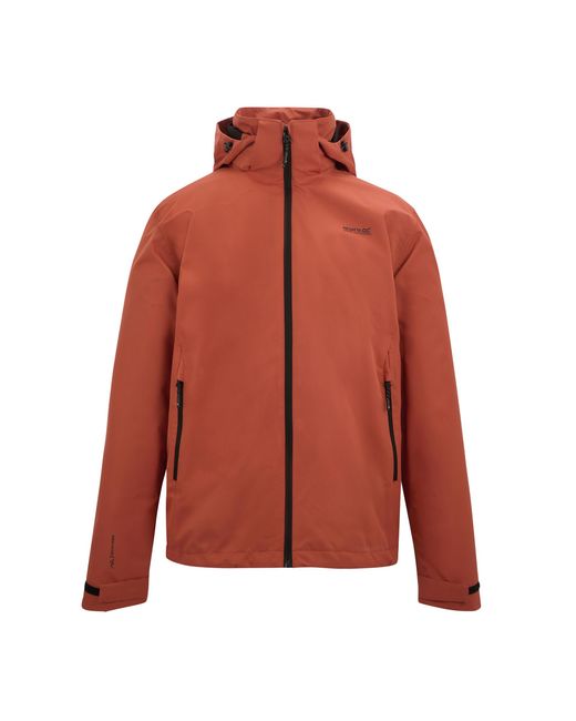 Regatta Red Oakhowe Waterproof Jacket (Brick) for men