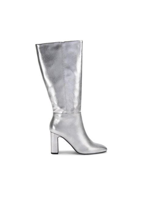 KG by Kurt Geiger Titan High Leg Boots in Grey Lyst UK