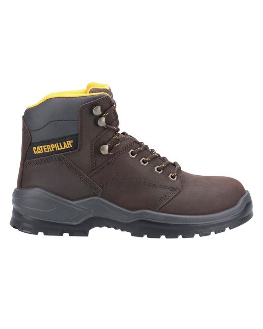 Caterpillar Safety Black Striver Lace Up Injected Boot for men