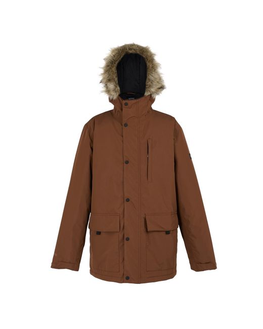 Regatta Brown Salinger Iv Waterproof Jacket (Dark) for men